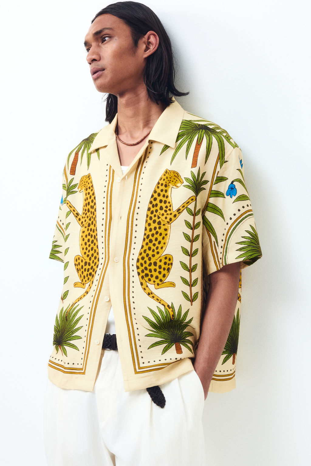 Camisa resort estampada Relaxed Fit - H&m фото 4