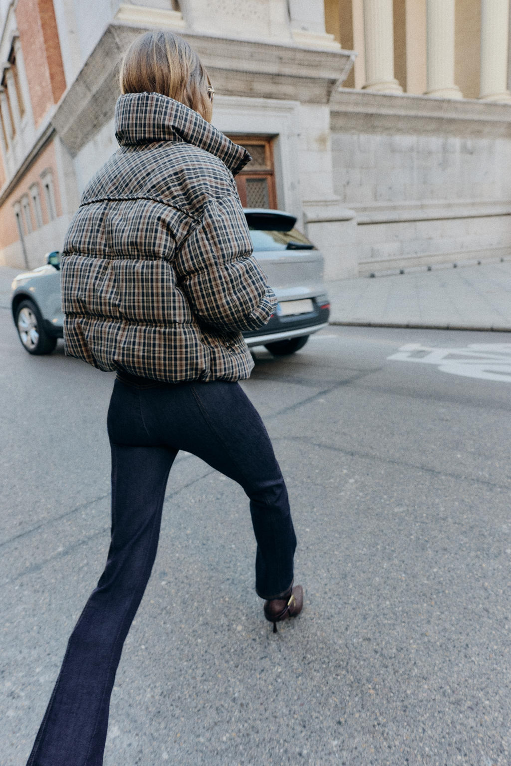 CHECK QUILTED ANORAK - Zara фото 15