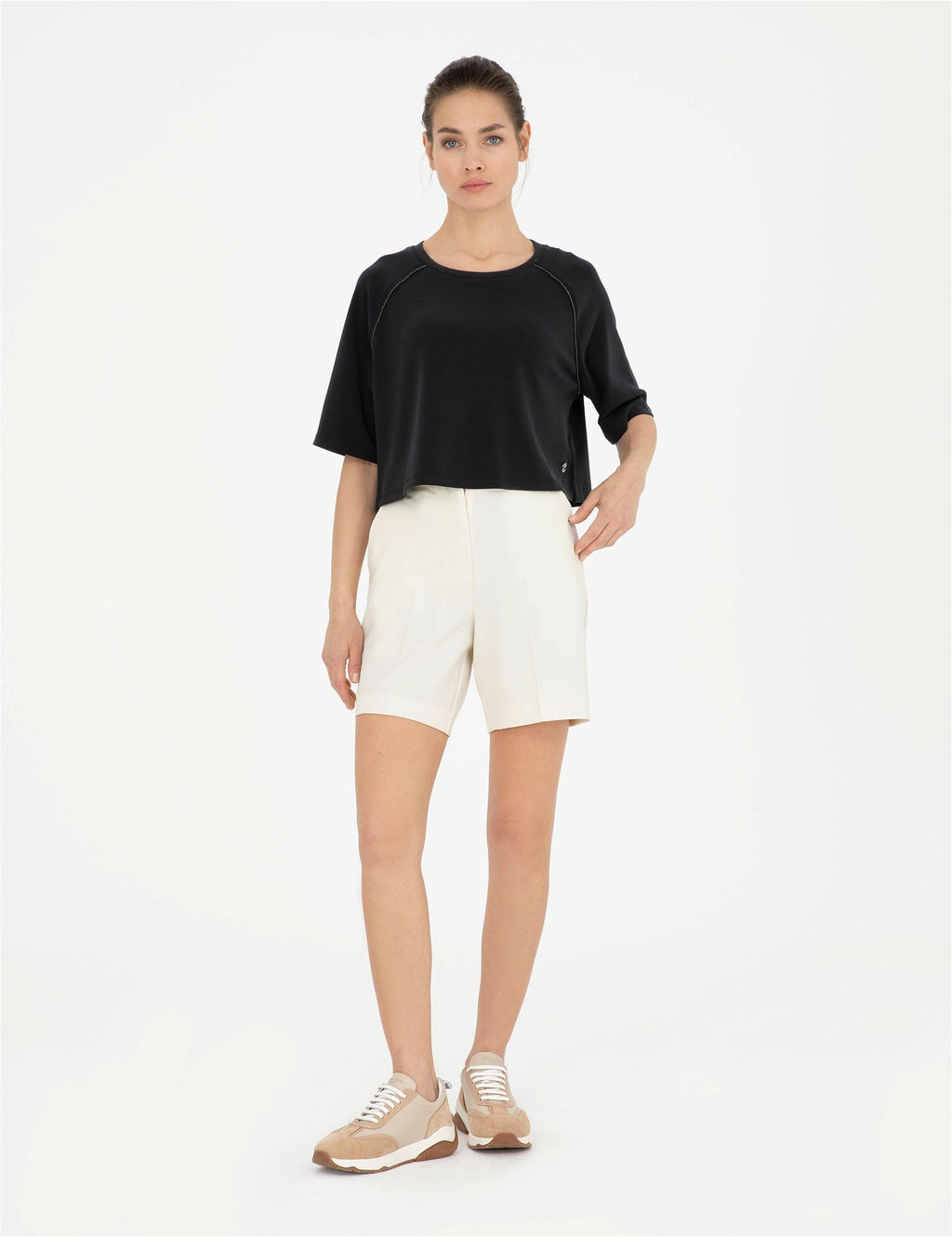 Ekru Rahat Kesim Bermuda _ort - Pierre cardin фото 3