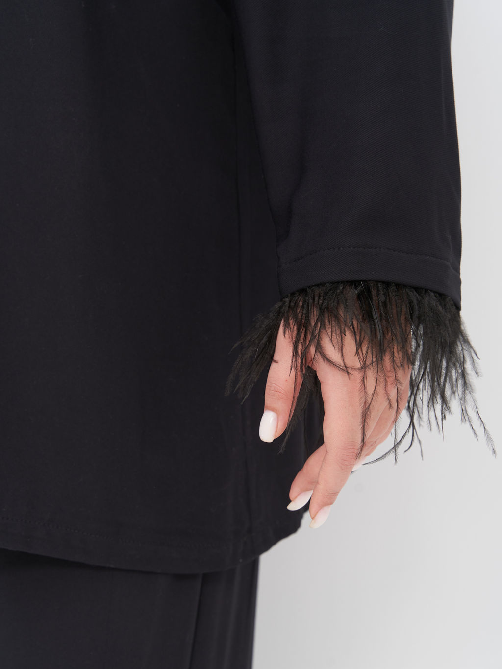 Костюм в пижамном стиле KO34705BLK01