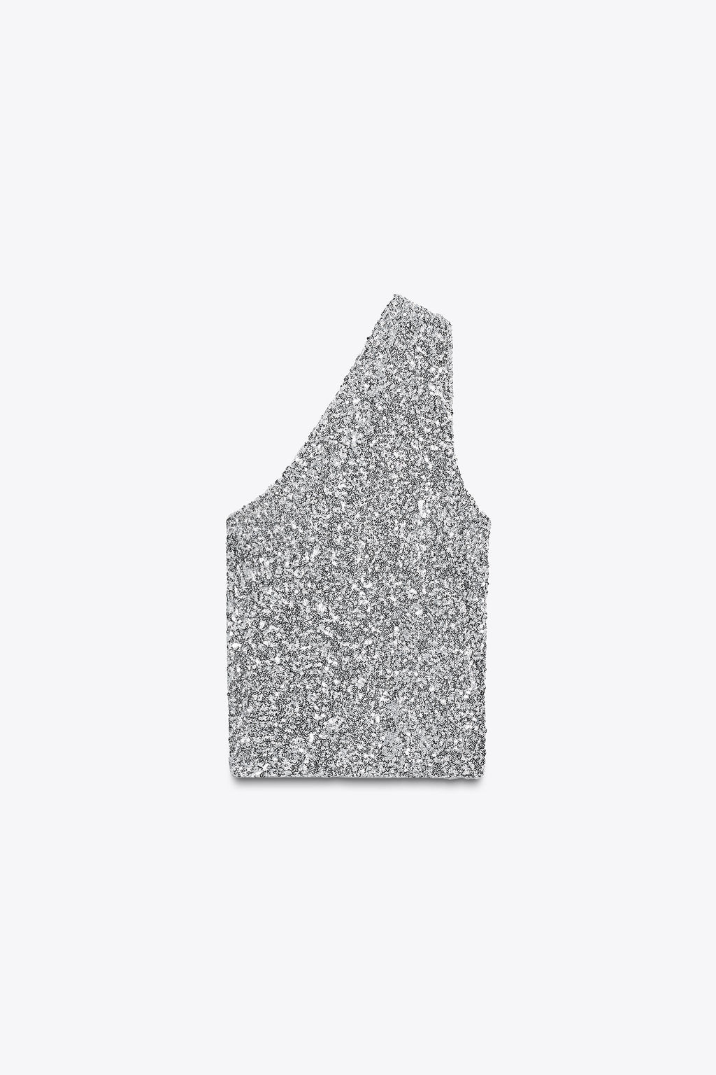 ASYMMETRIC SEQUIN TOP - Zara фото 14