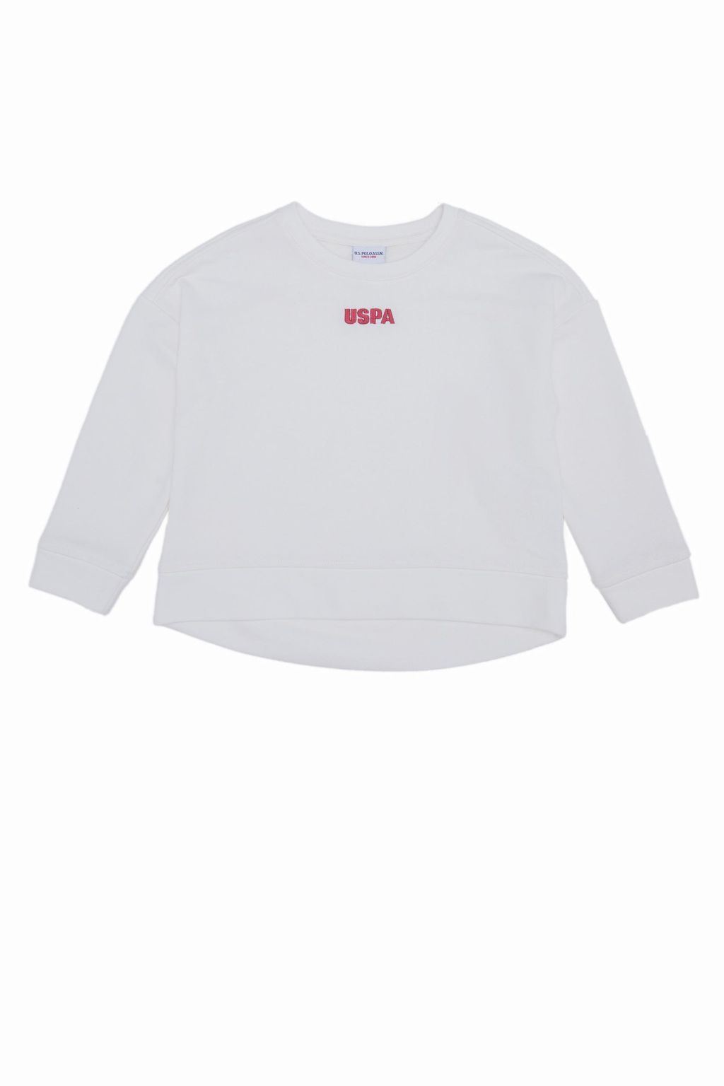 U. S. Polo Assn Толстовка с круглым вырезом Kids Ecru Basic