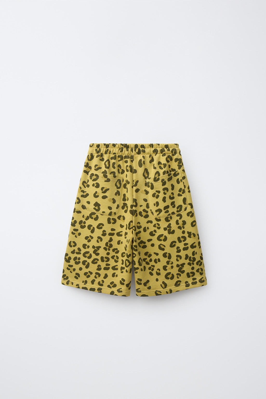 BERMUDA FELPA ANIMAL PRINT / Amarillo - Zara фото 6