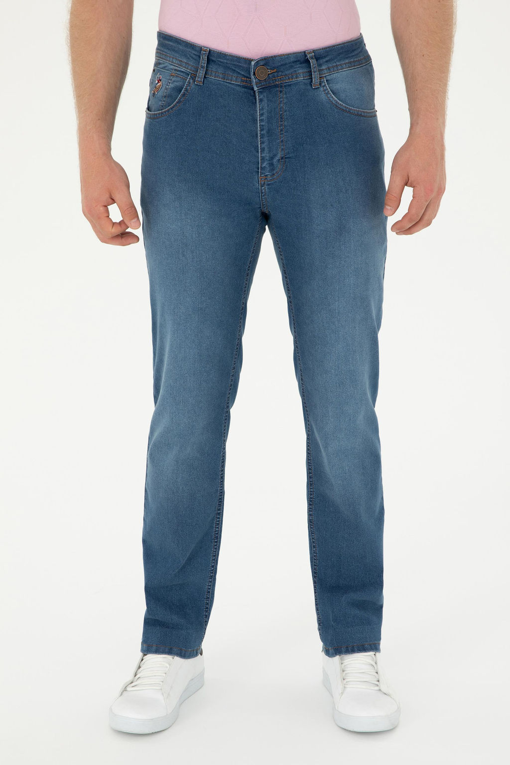 U. S. Polo Assn / Мужские синие джинсовые брюки - U.s. polo assn фото 8