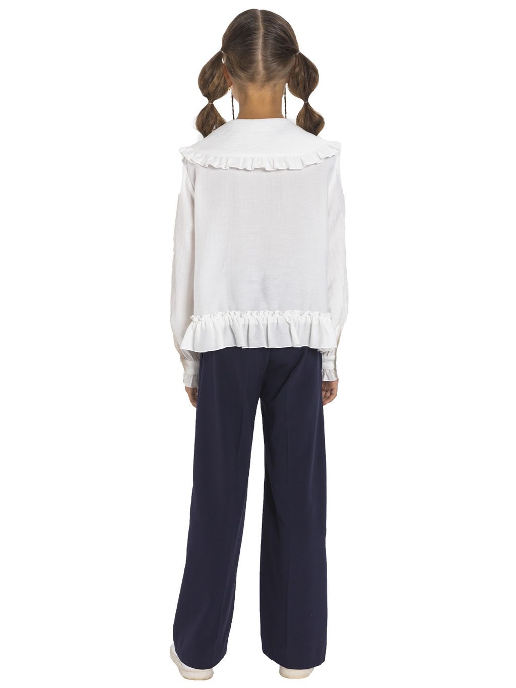 Школьная блузка для девочки О77017 - Карамелли фото 2