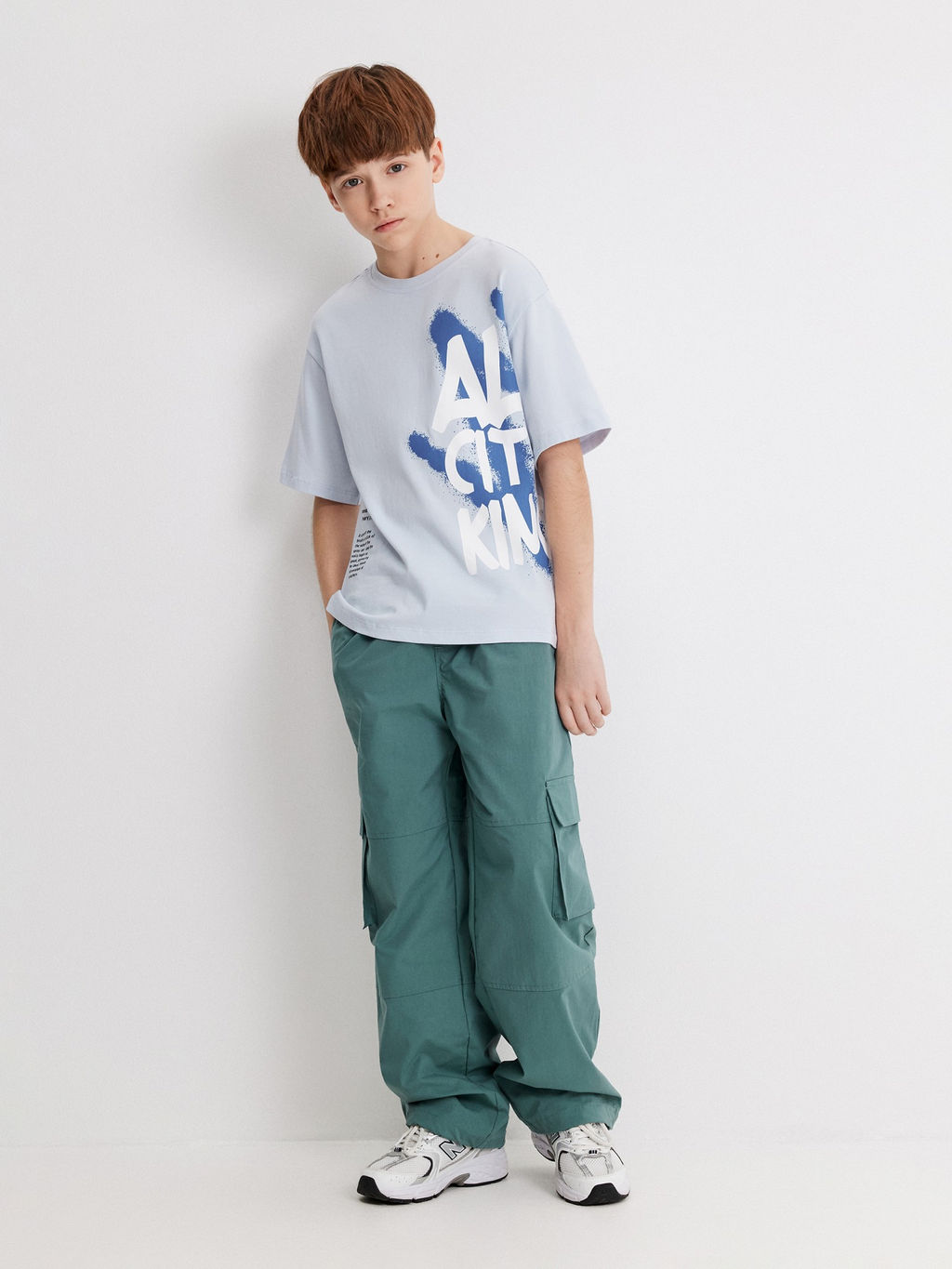 ACOOLA / Футболка детская для мальчиков Meringue светло-голубой  фото 5