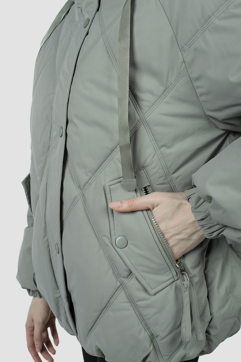 04-3207 Куртка женская демисезонная (Холлофайбер 180) - El podio фото 7