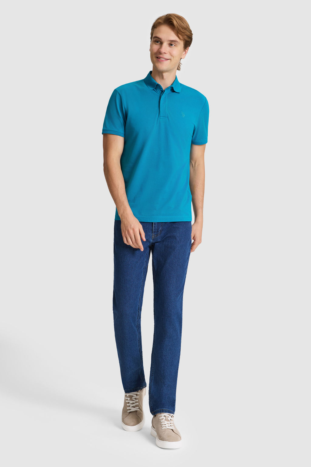Erkek Petrol Basic Ti__rt - U.s. polo assn фото 4