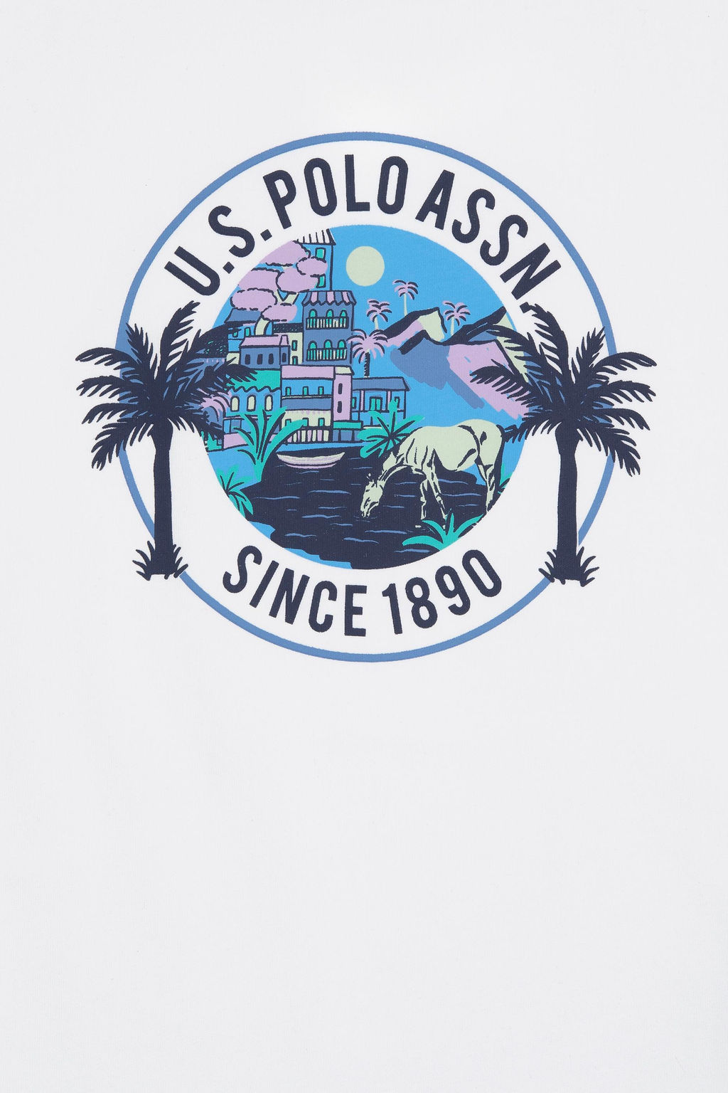 Erkek _ocuk Beyaz Bisiklet Yaka Ti__rt Sepette S_rpriz _ndirim - U.s. polo assn фото 4