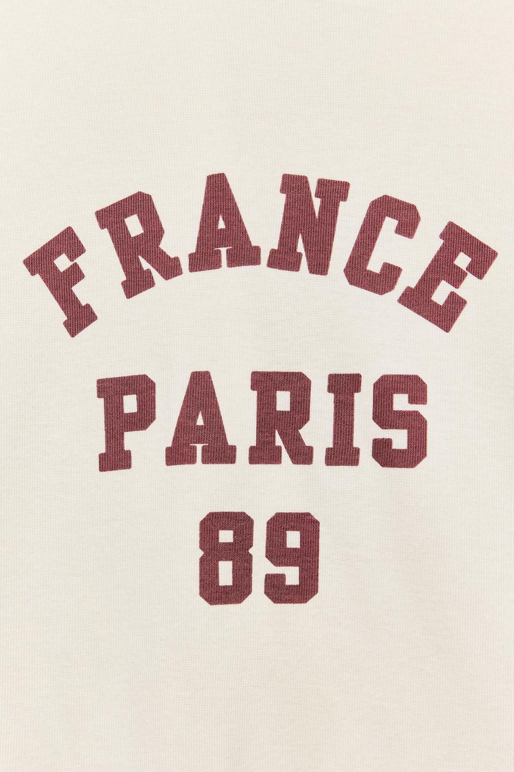 VARSITY T-SHIRT WITH STRIPES - Zara фото 9