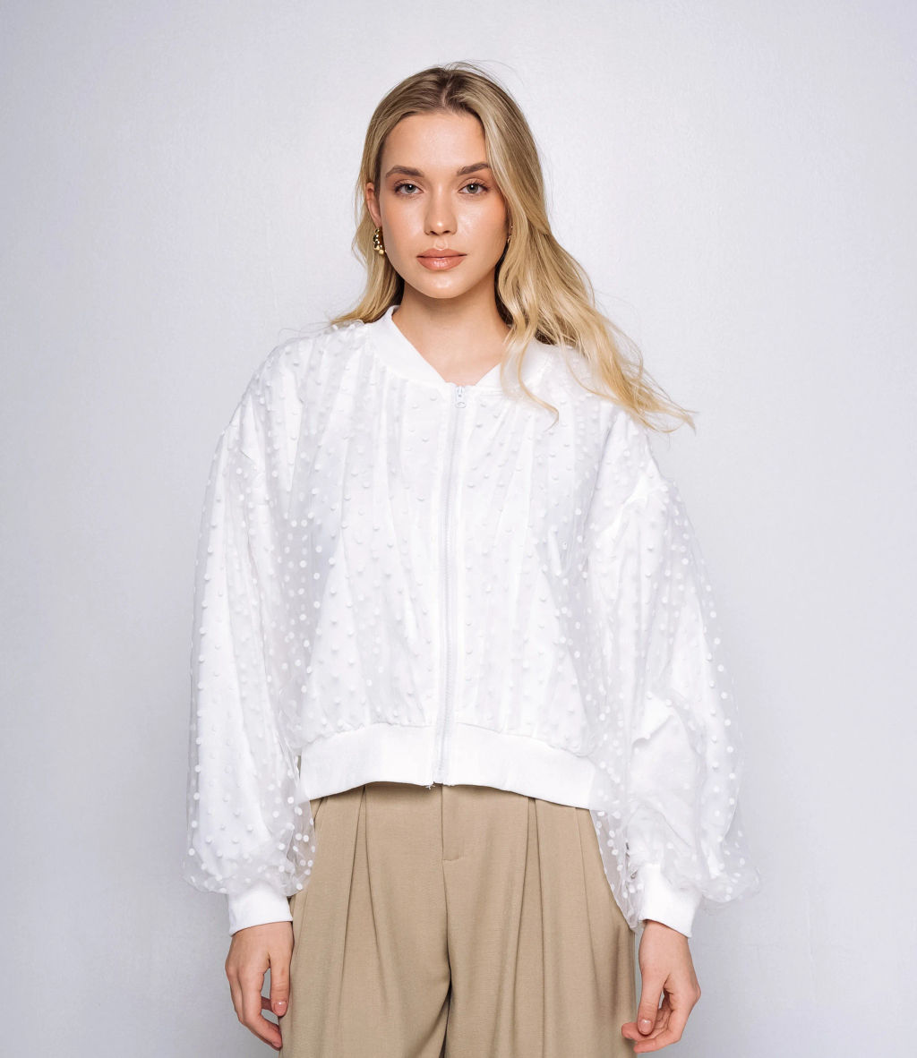 Бомбер #КТ6631 (4), белый