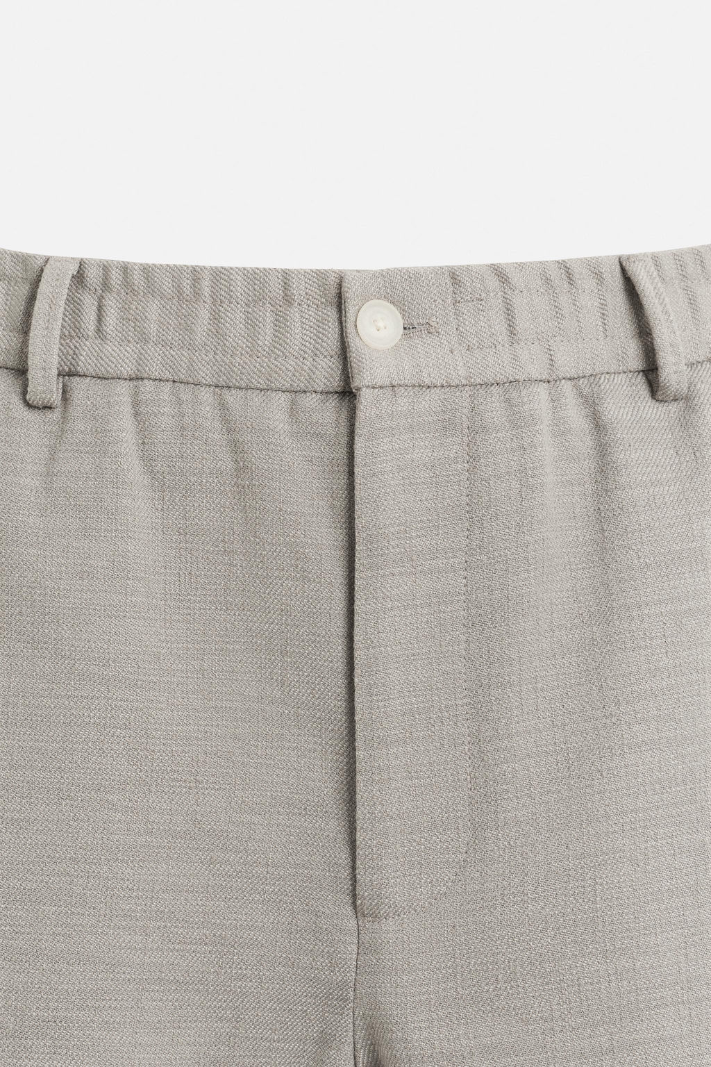 TEXTURED REGULAR FIT TROUSERS - Zara фото 9