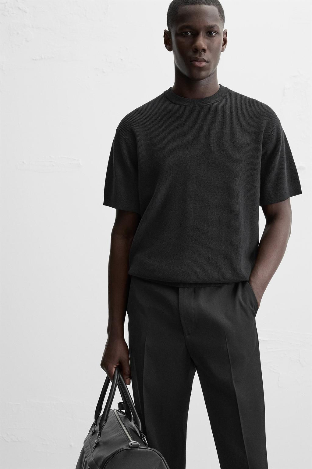 PEARL KNIT T-SHIRT - Zara фото 14