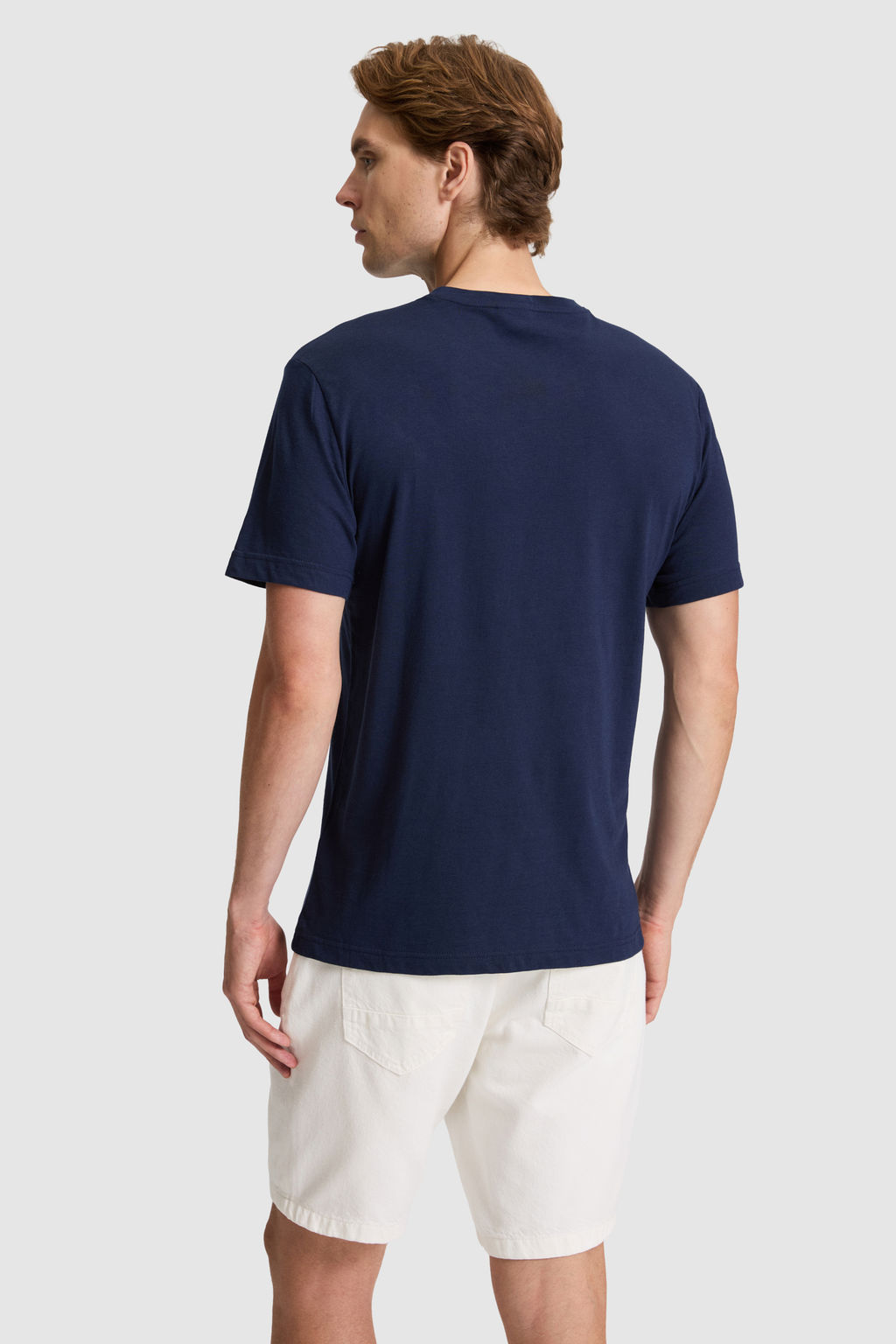 Erkek Lacivert Regular Fit Bisiklet Yaka Ti__rt - U.s. polo assn фото 5