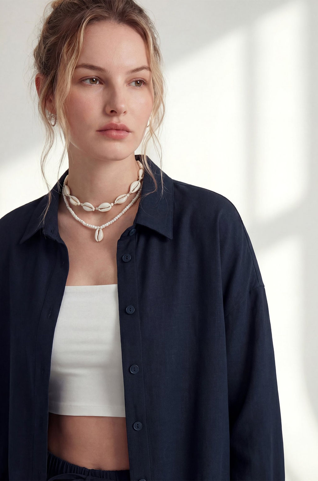 Женская льняная рубашка Happyfox - Happy fox фото 20