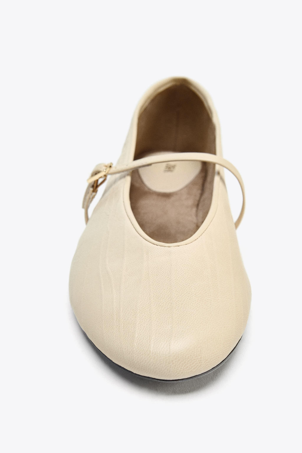 LEATHER BALLERINA - Zara фото 11