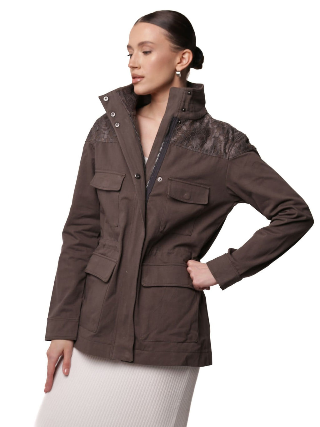 Ветровка B-8863 Серый