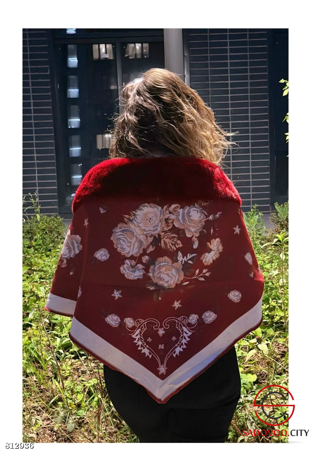 Теплые зимние косынки с мехом