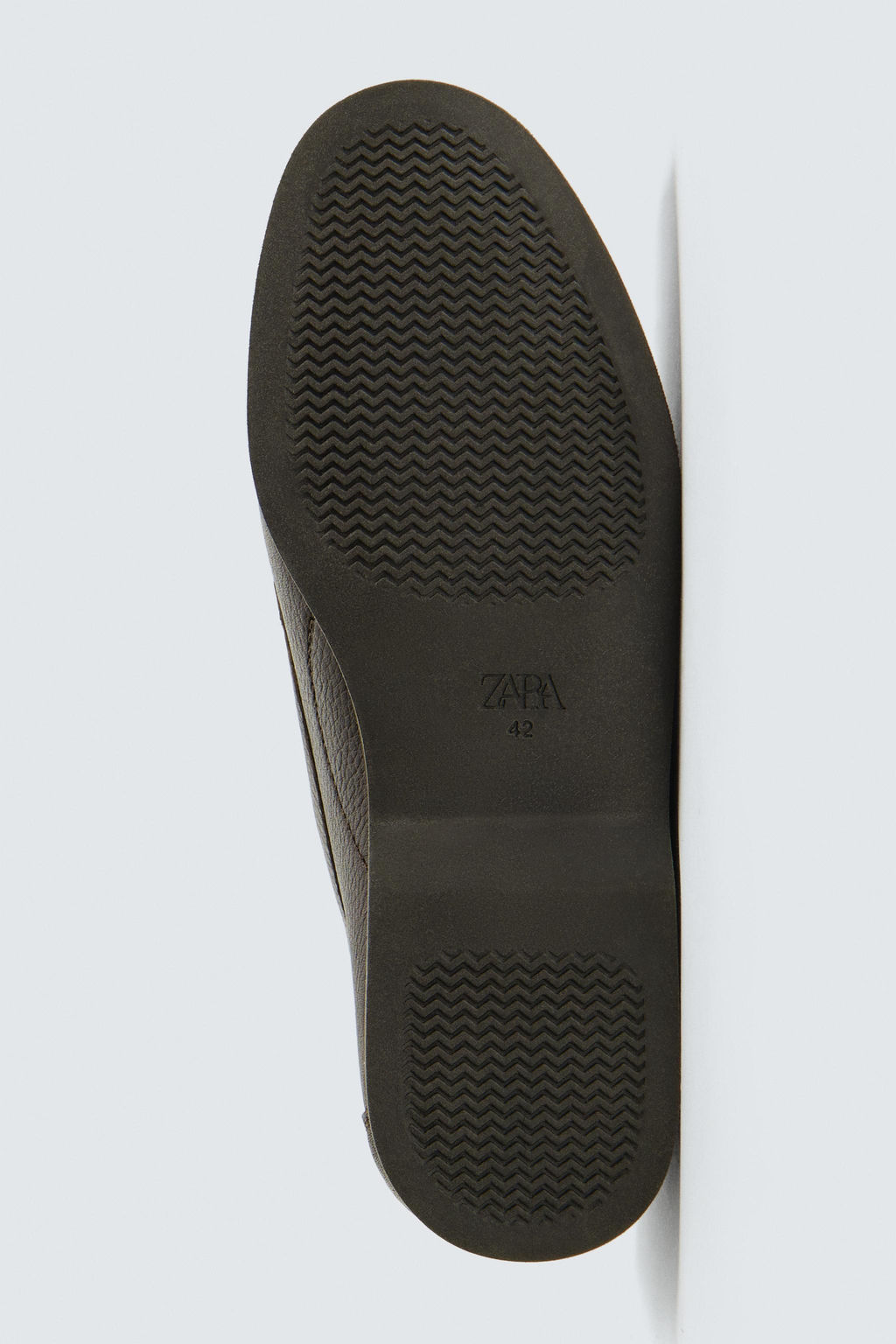 ZAPATO N?UTICO PIEL / Marr?n - Zara фото 4