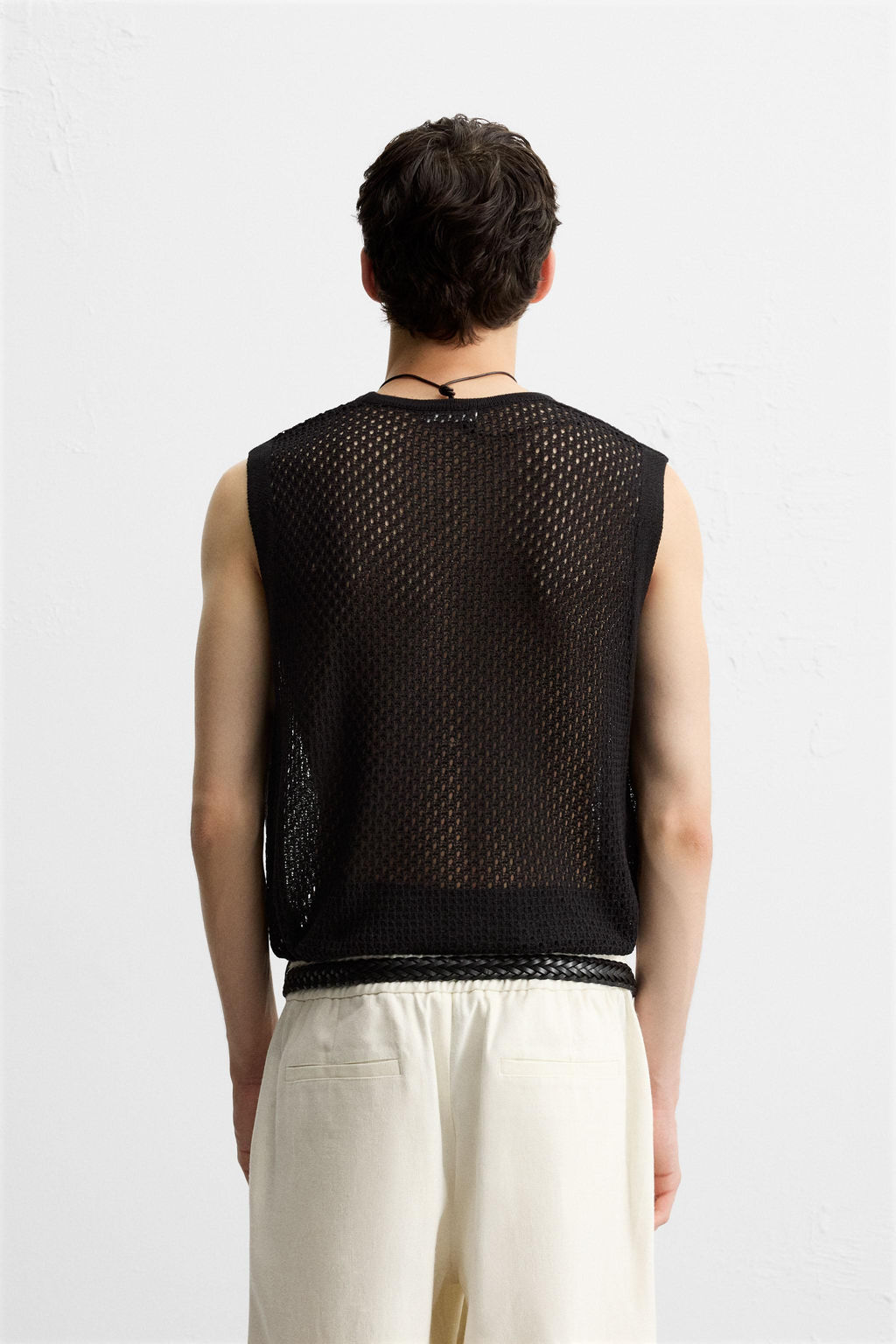 OPEN KNIT VEST - Zara фото 3