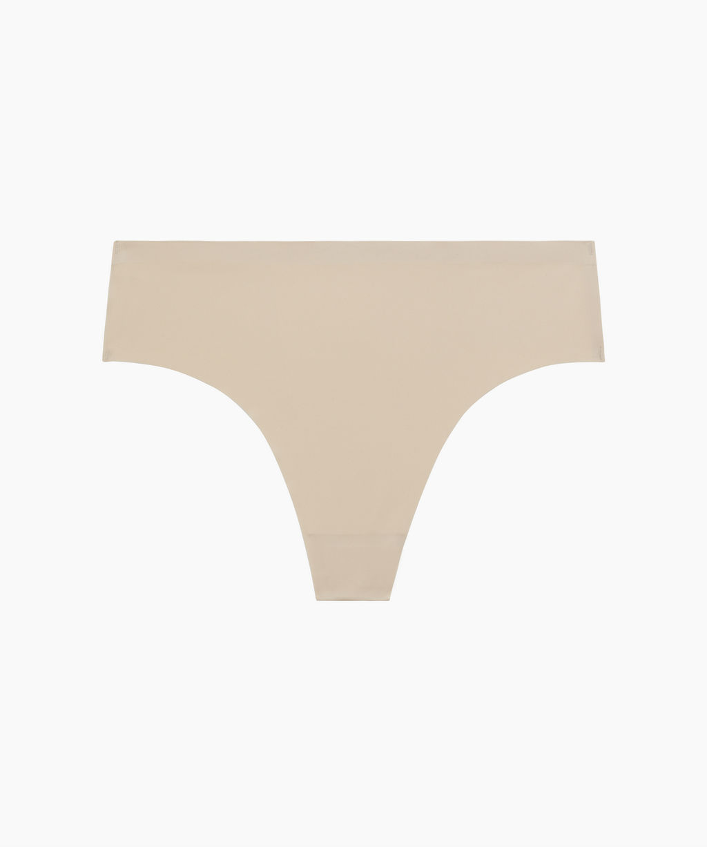 ATLANTIC LS-002 Трусы бразилиана с завышенной талией Seamless - 1 шт. светло-бежевый  фото 5