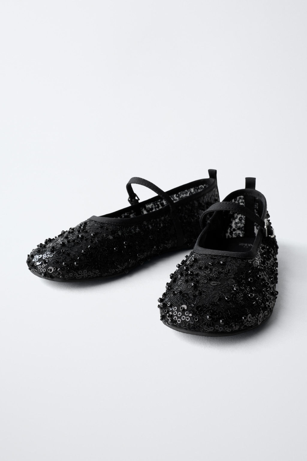 BALLERINAS WITH FAUX PEARL BUCKLE - Zara фото 4