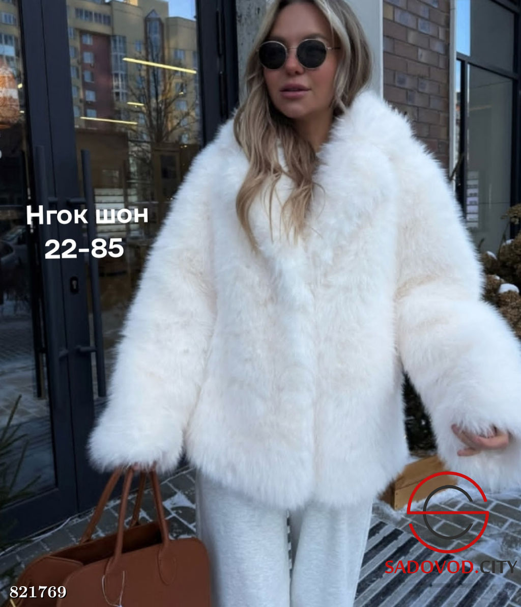 Шуба женская из искусственного меха - Bruno фото 2