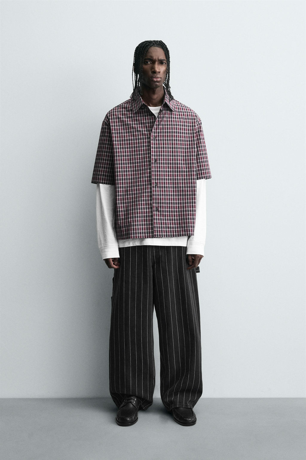 EMBROIDERED CHECK SHIRT