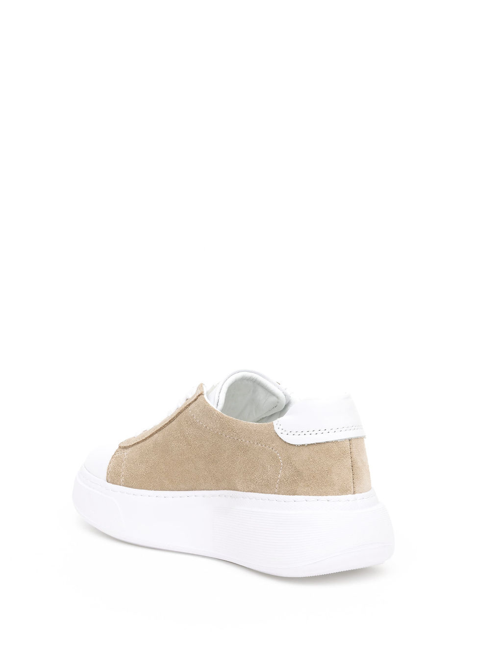 Bej Deri Sneaker