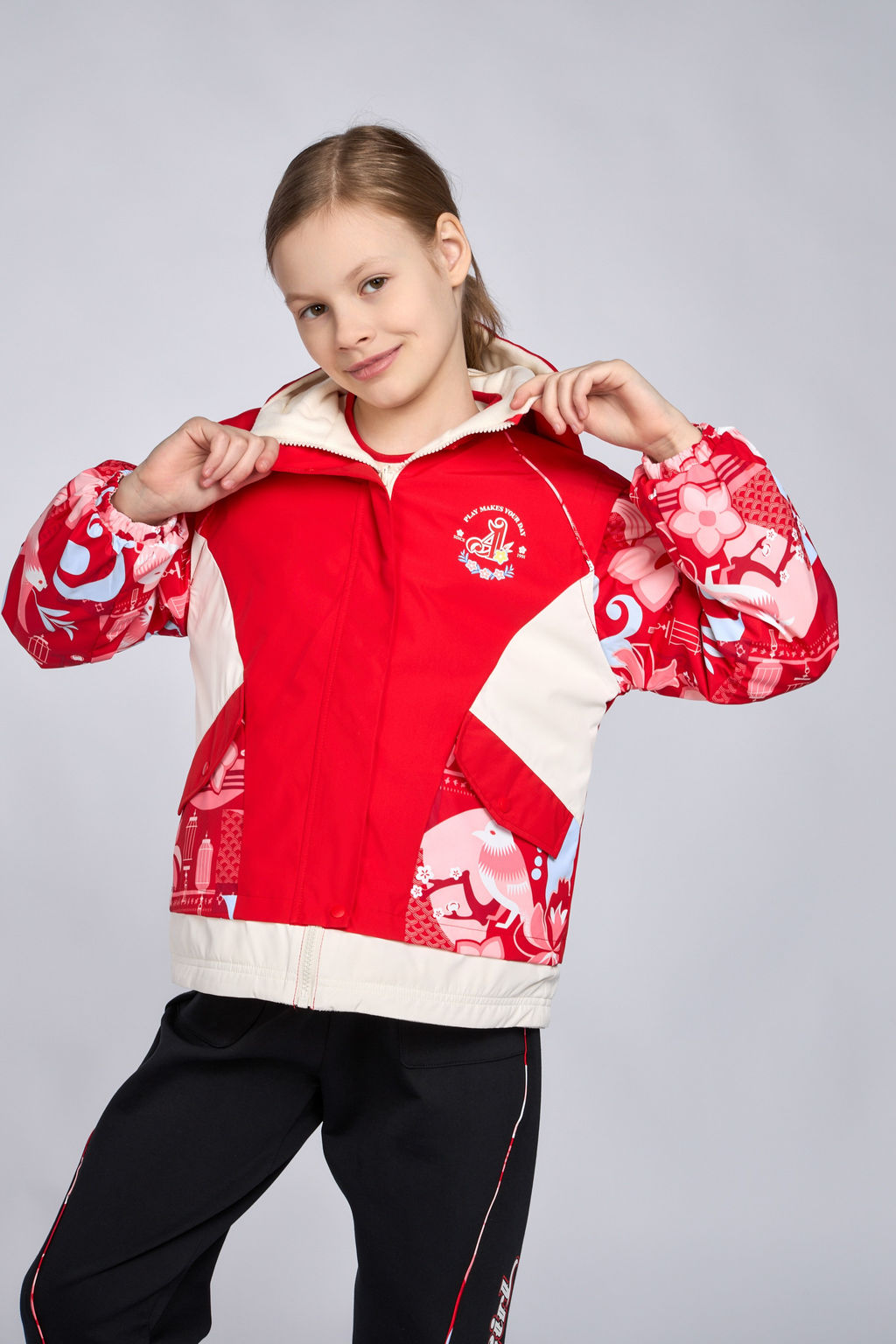 Двусторонняя куртка Красный Reversible Jacket