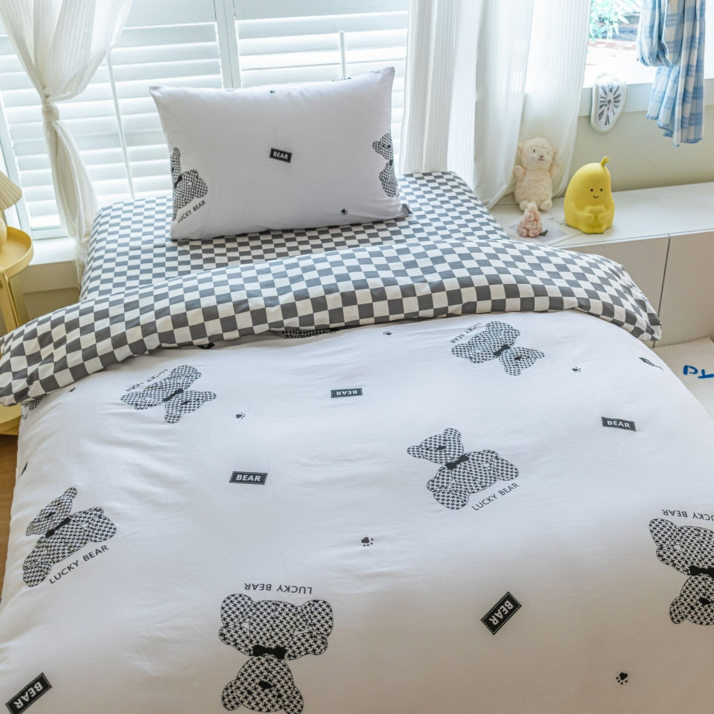 Комплект постельного белья Сатин Люкс KIDS 100% хлопок CDK063 160*230 1.5 спальный 50-70 1 шт