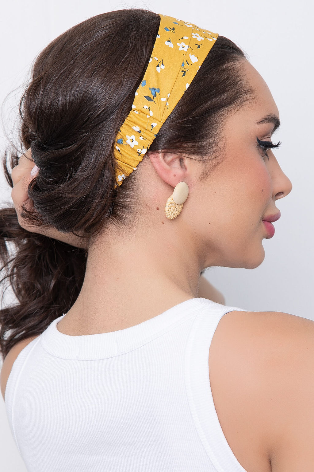 Повязка хлопковая (поляна, горчица) ПР14 - Lt collection фото 2