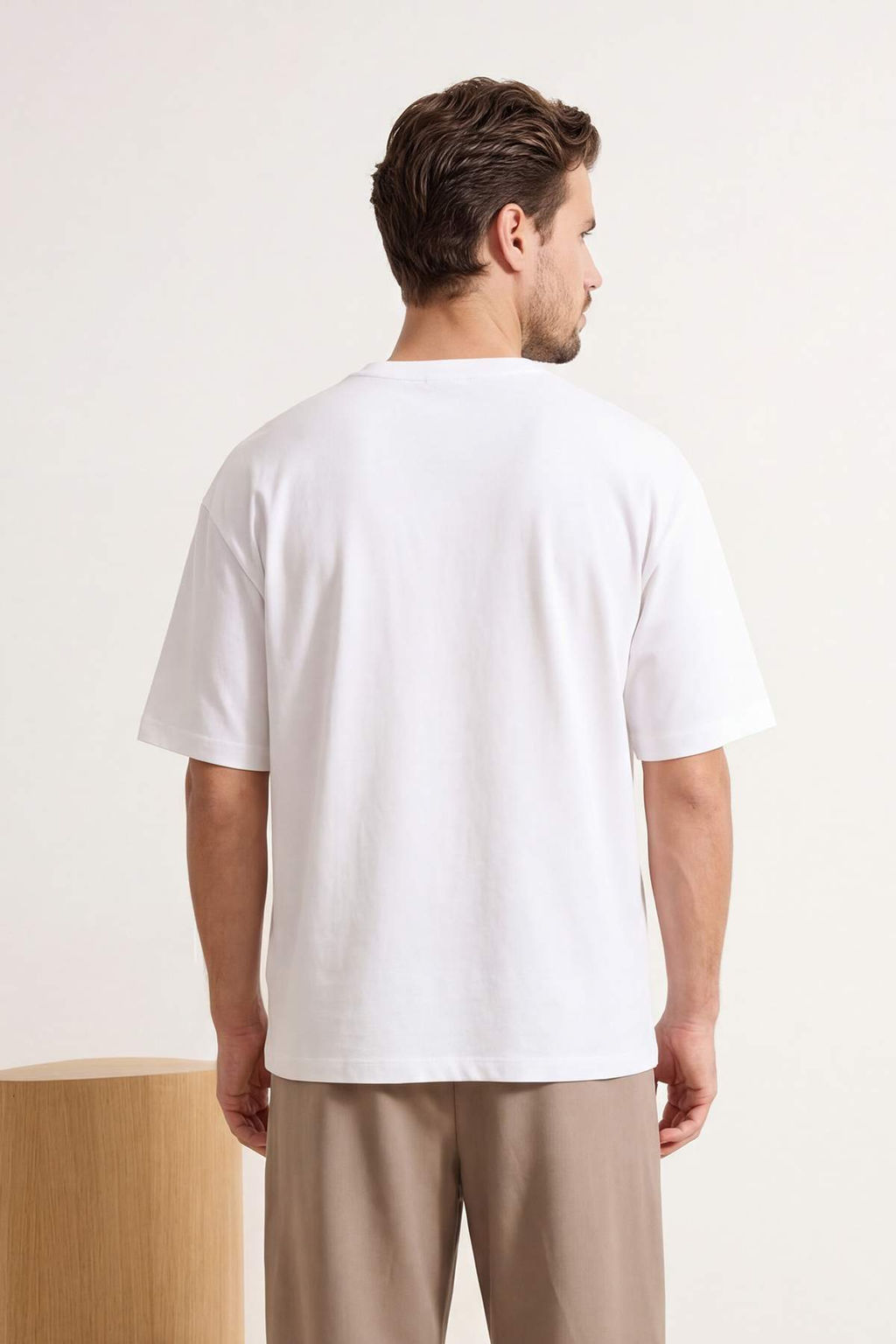 Футболка Trendyolmilla Oversize белая из хлопка