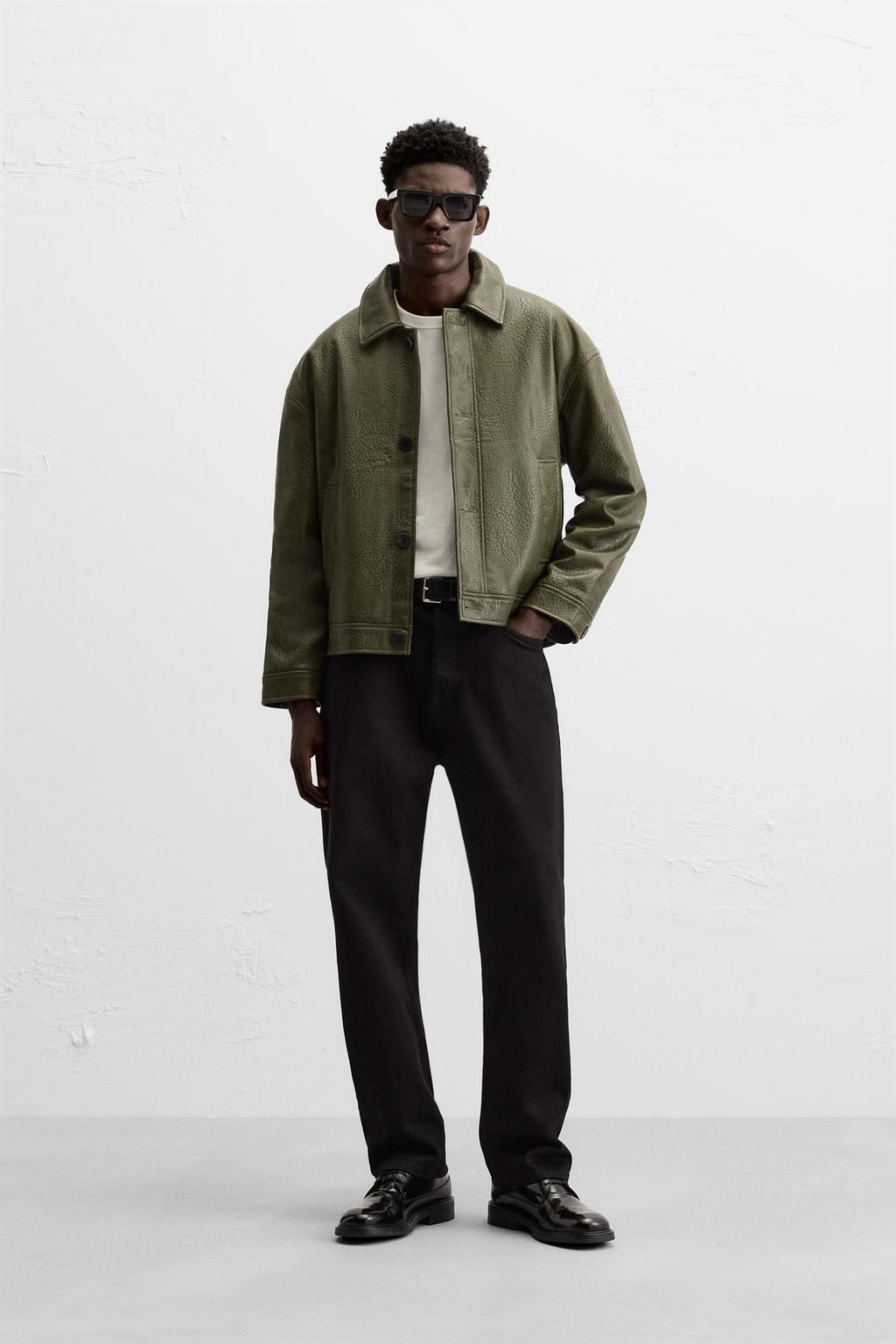 LEATHER EFFECT JACKET - Zara фото 10