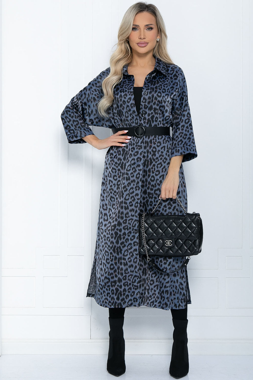 Платье Сьюзан (лео/синее) П10531 - Lt collection фото 13