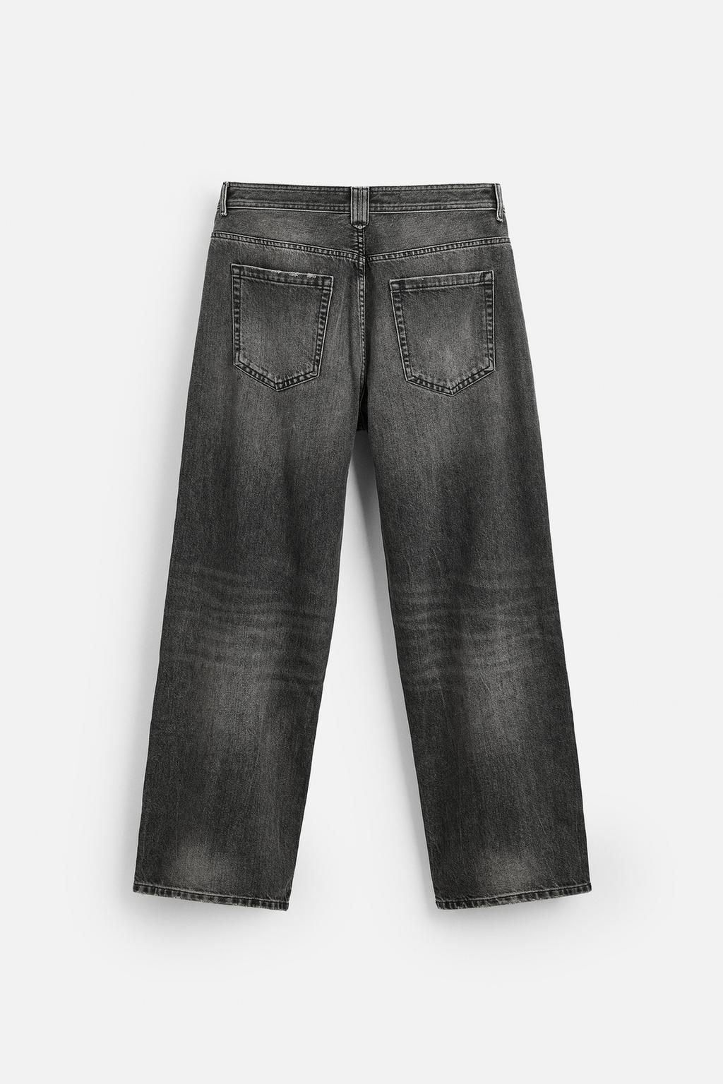 BAGGY JEANS WITH SEAM DETAIL - Zara фото 7