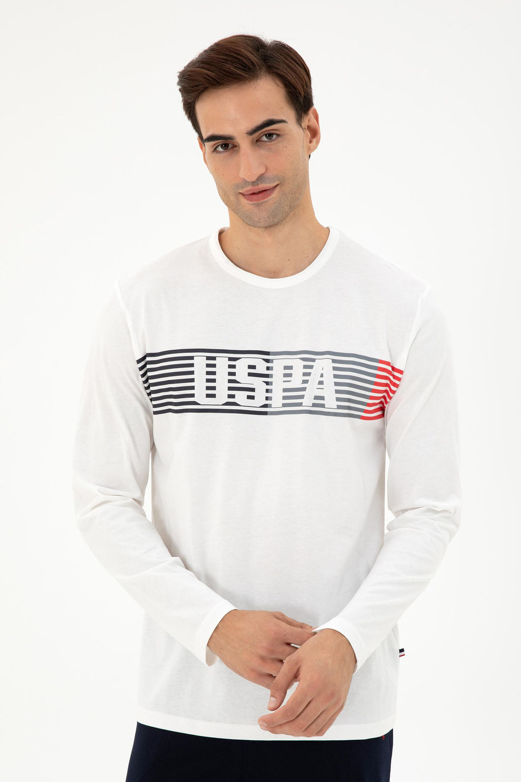 Мужской пижамный комплект цвета экрю Неожиданная скидка в корзине - U.s. polo assn фото 3