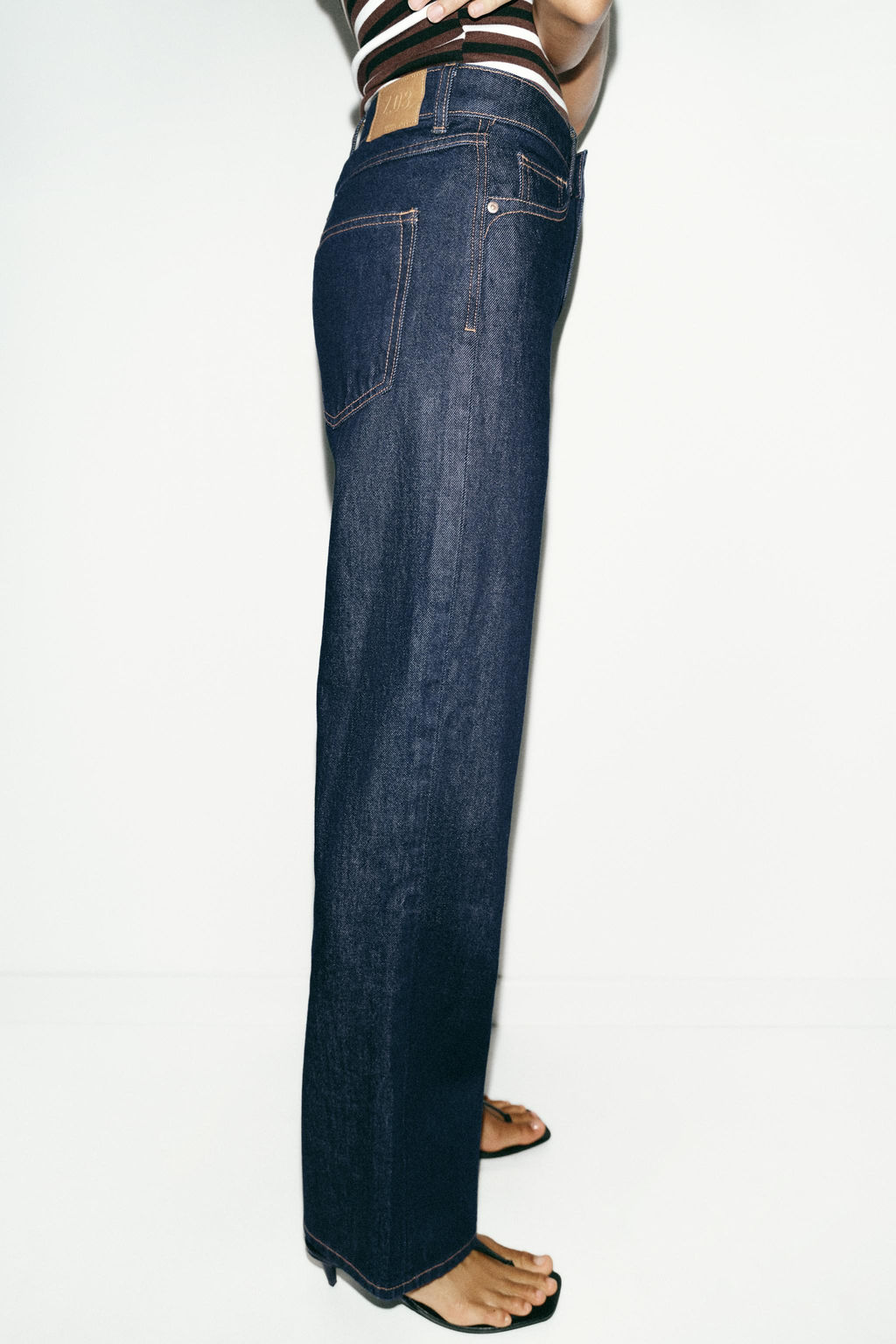 JEANS Z.03 STRAIGHT HIGH-WAIST LONG LENGTH - Zara фото 29