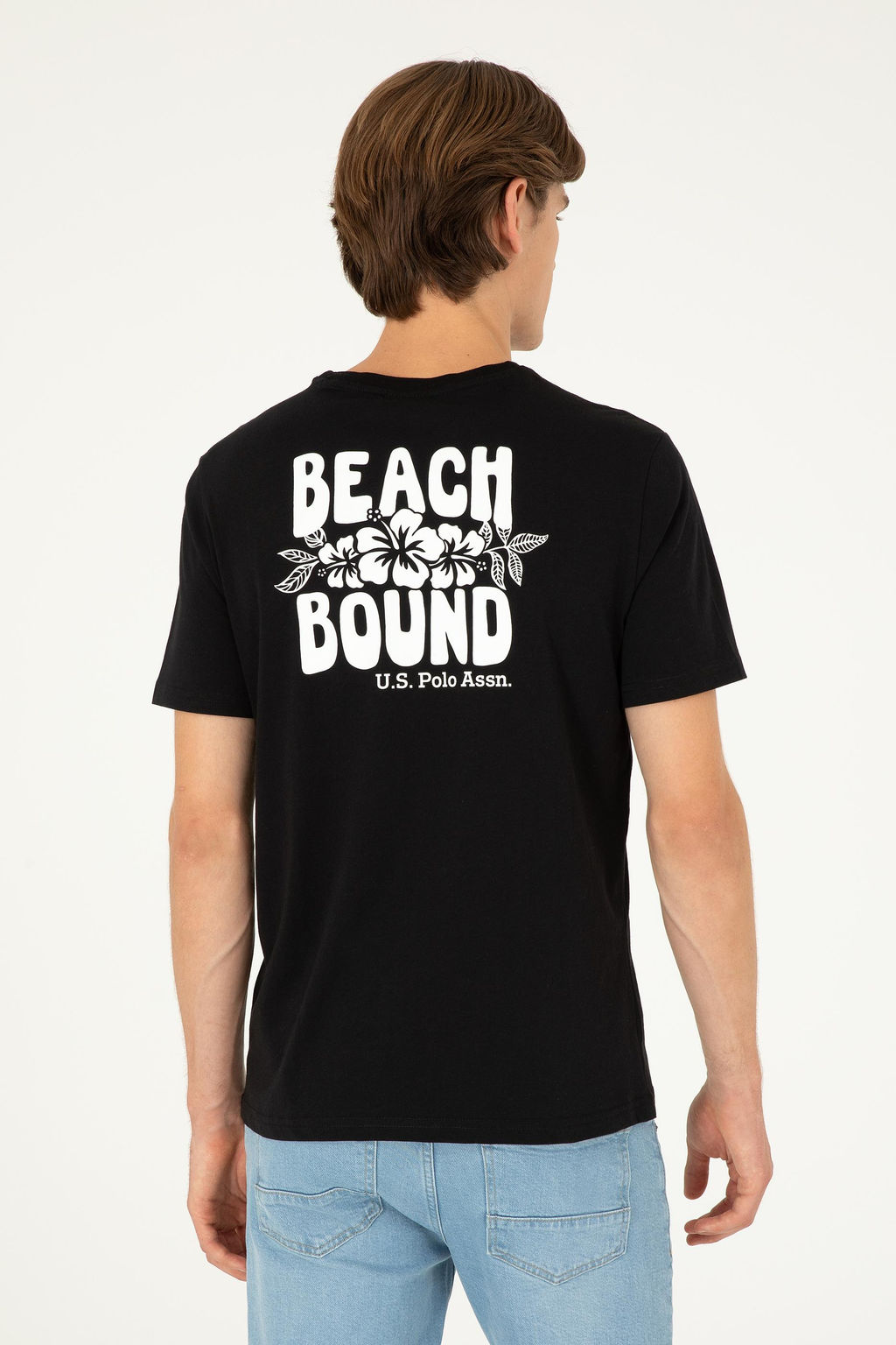 Мужская черная футболка Неожиданная скидка в корзине - U.s. polo assn фото 5