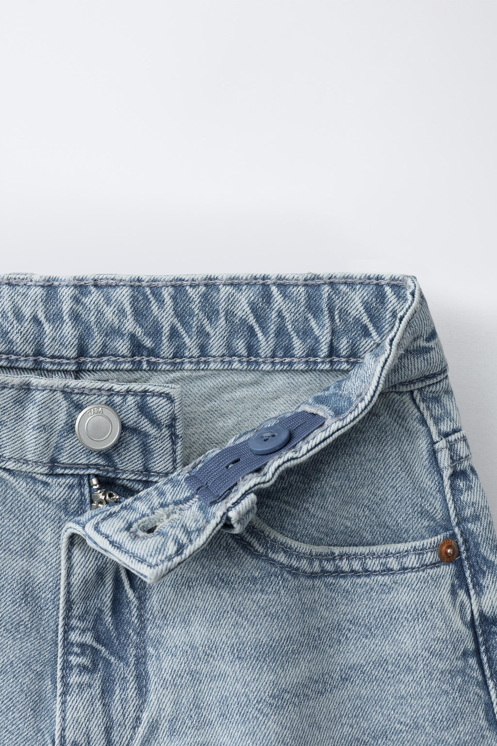 BERMUDA DENIM LARGA / Azul - Zara фото 3