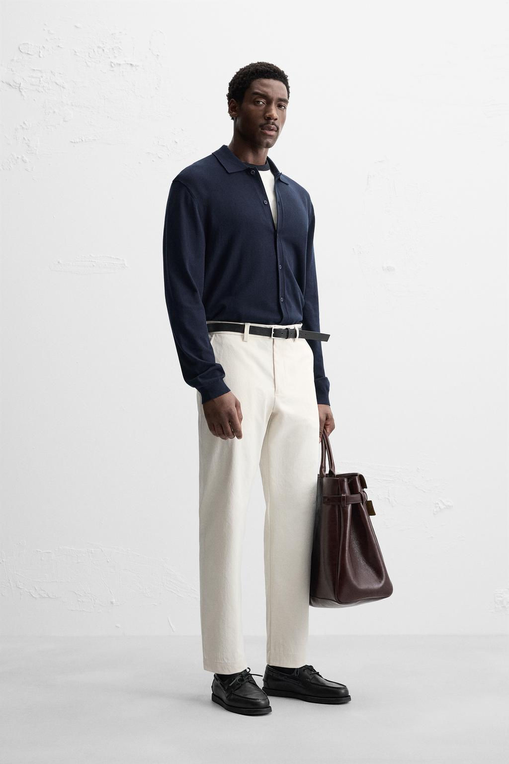 QUICK DRY CHINO TROUSERS - Zara фото 4