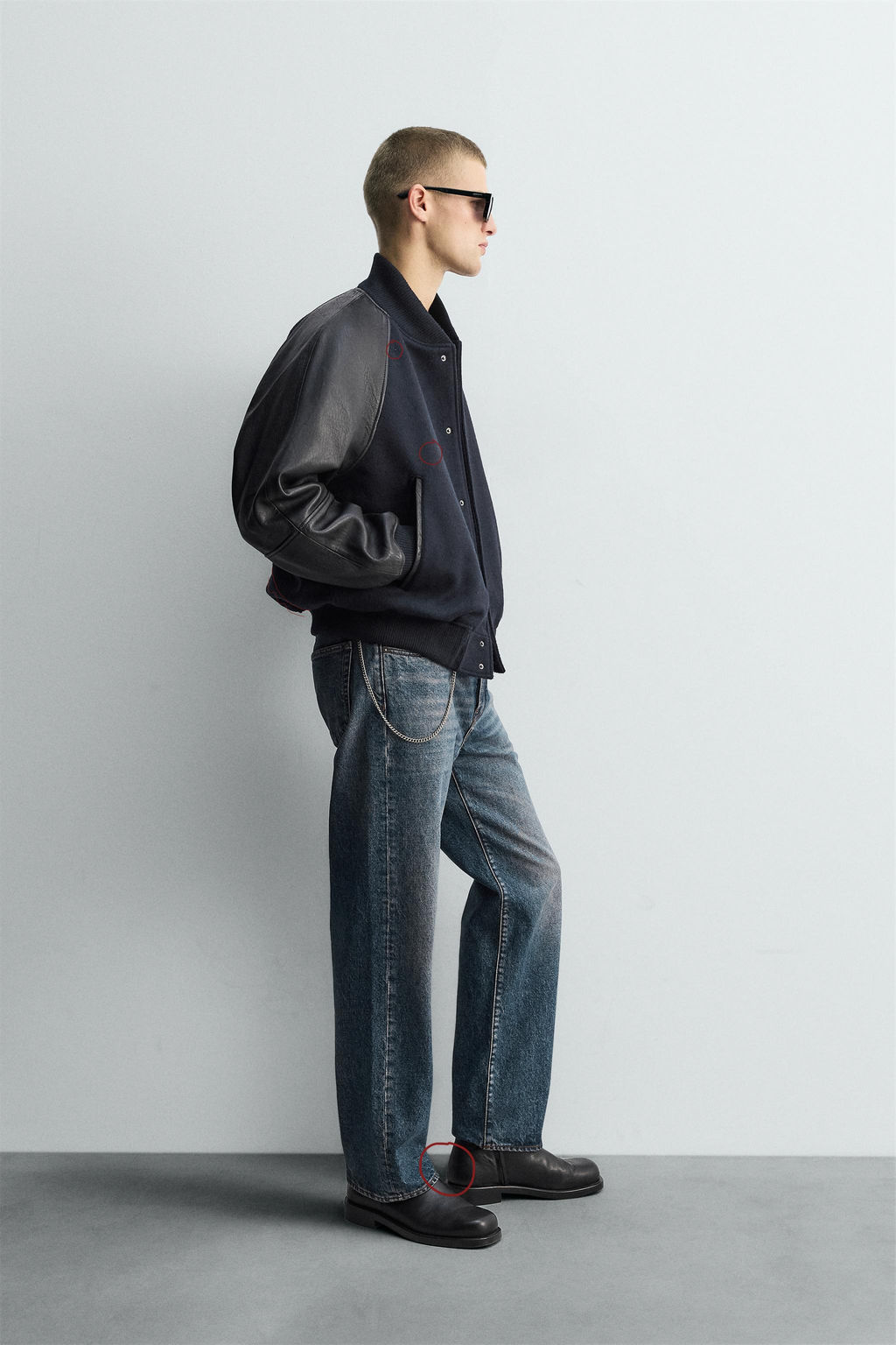 STRAIGHT ANKLE FIT LIMITED EDITION JEANS - Zara фото 4