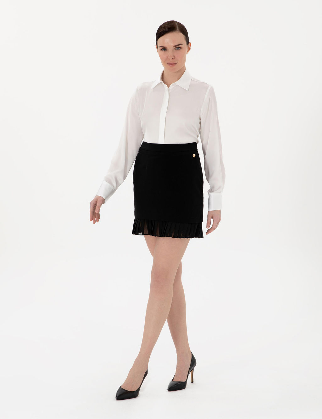 Ekru Comfort Fit Uzun Kollu G_mlek - Pierre cardin фото 4