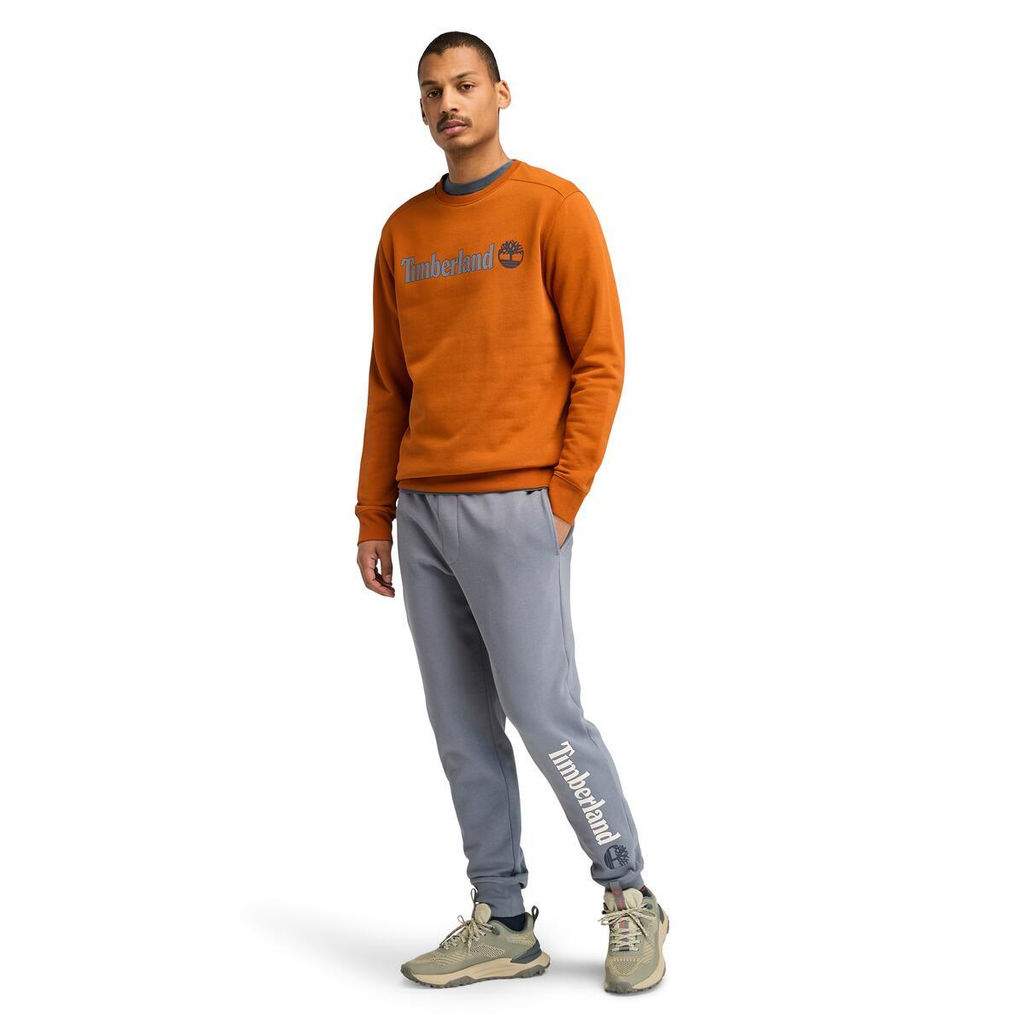 Брюки Timberland Sweatpant Kennebeck River Lenear Logo Regular серые  фото 4