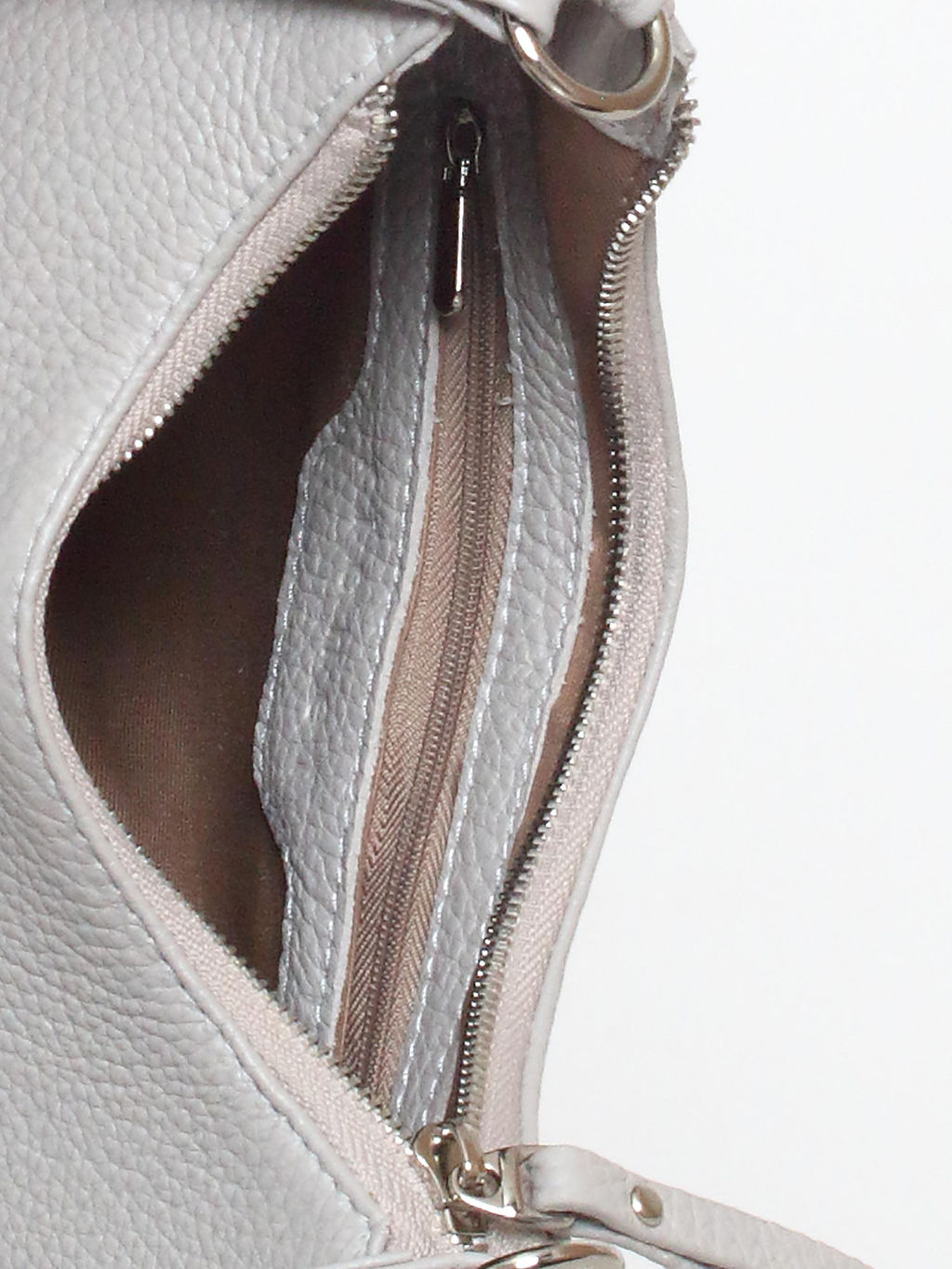 Женская кожаная сумка Richet 3167LN 334 Серый