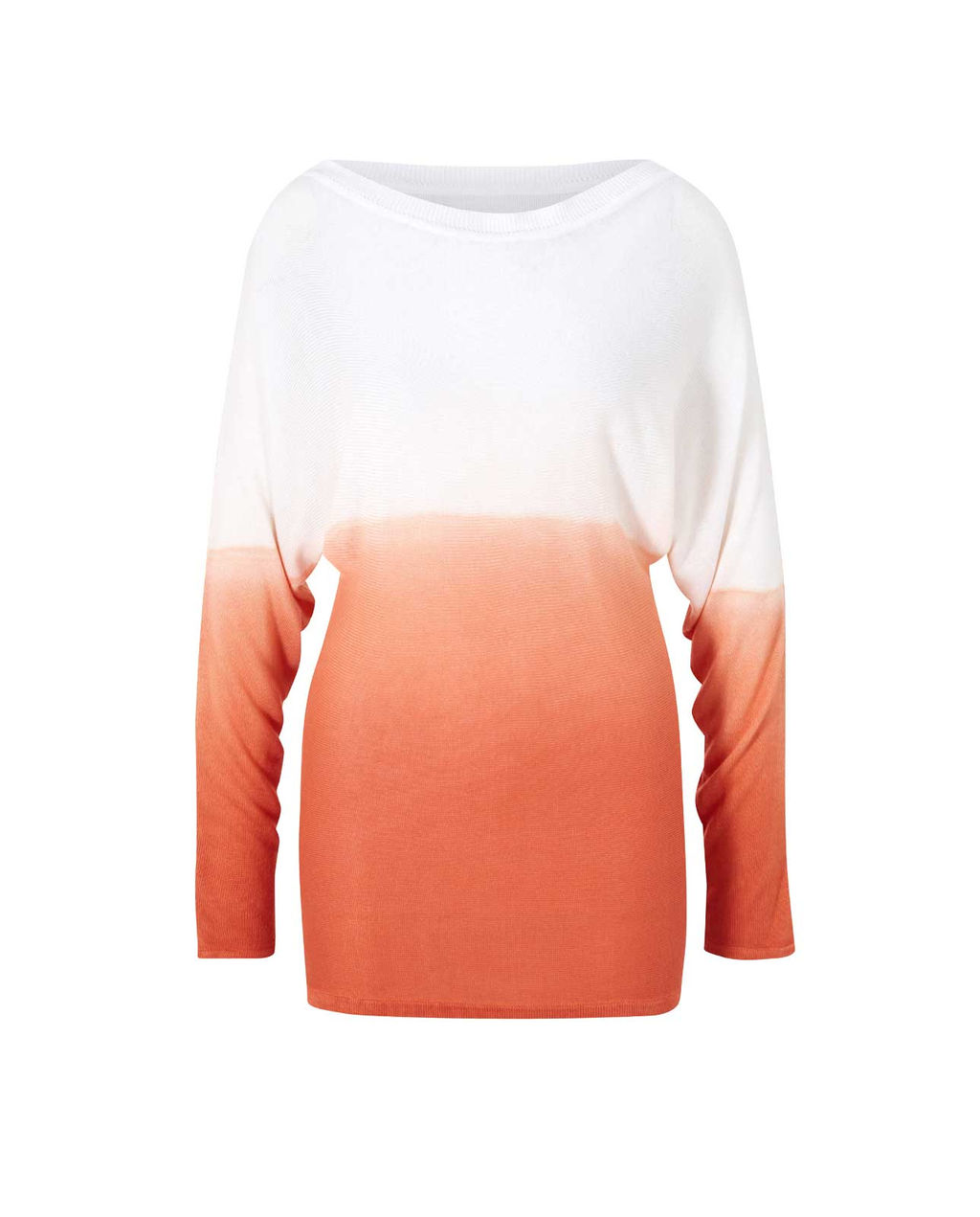 Пуловер, папайя-белый - Linea tesini фото 2