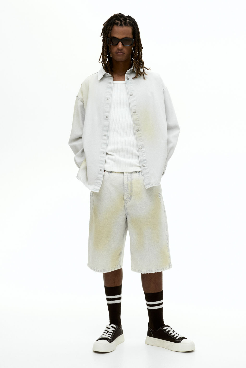 Camisa denim Oversized Fit - H&m фото 4