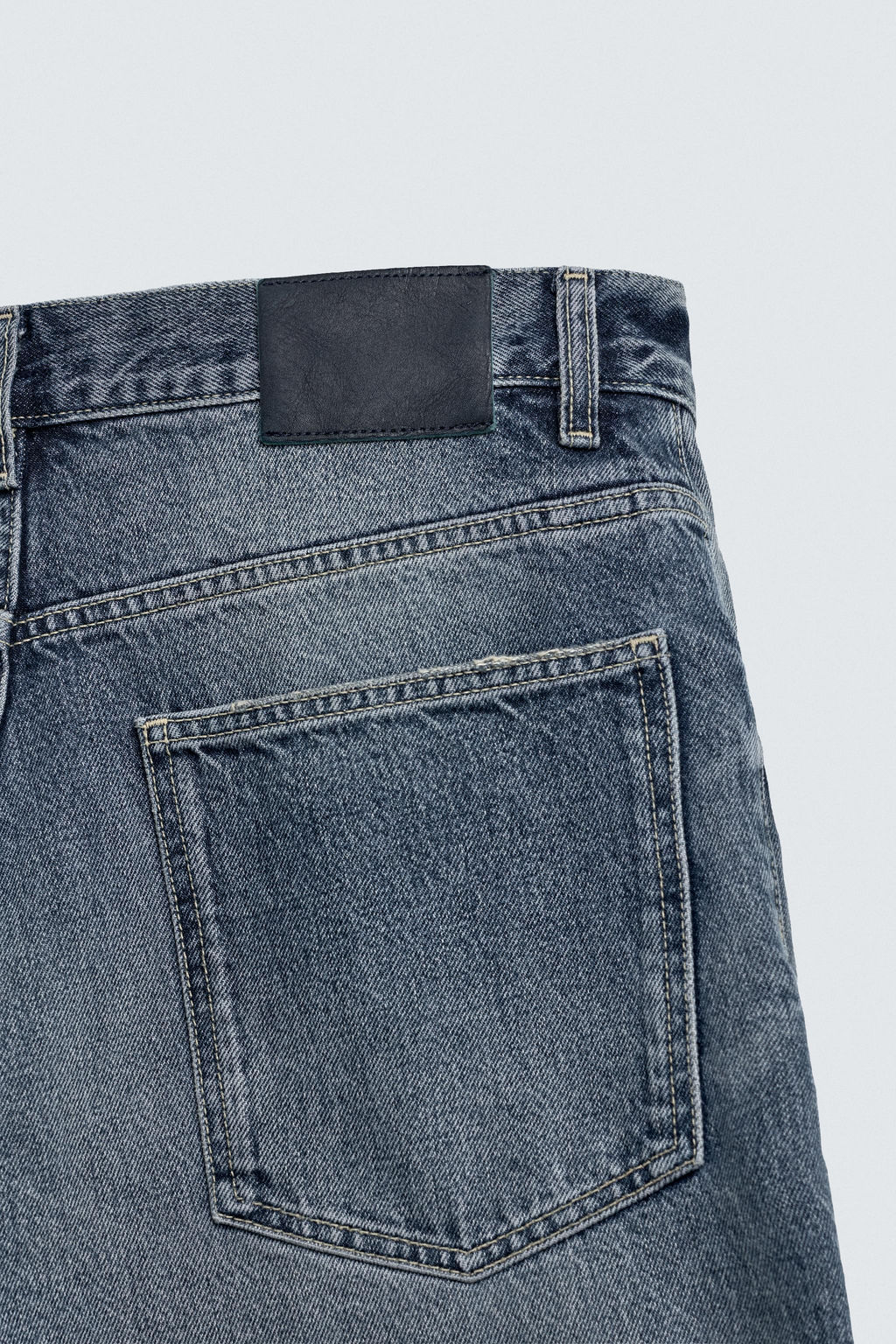 BERMUDA DENIM RELAXED FIT / Azul - Zara фото 10