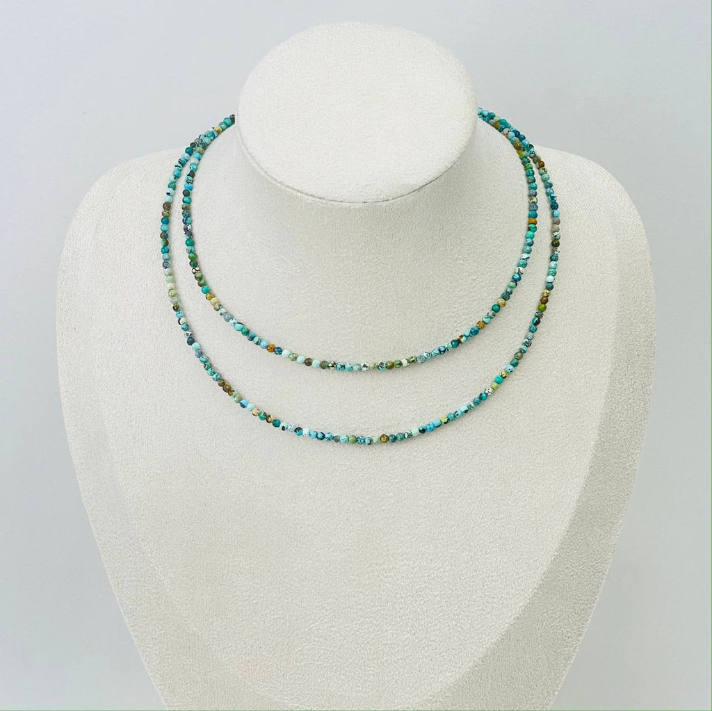 Украшение- трансформер (колье/браслет) из Бирюзы от 16 см - Радуга самоцветов фото 2