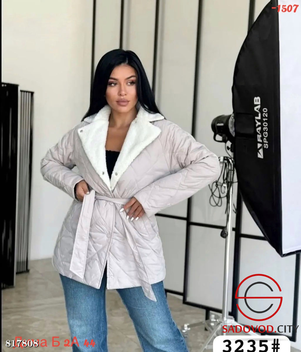 Куртка женская с поясом в комплекте - Bruno фото 5